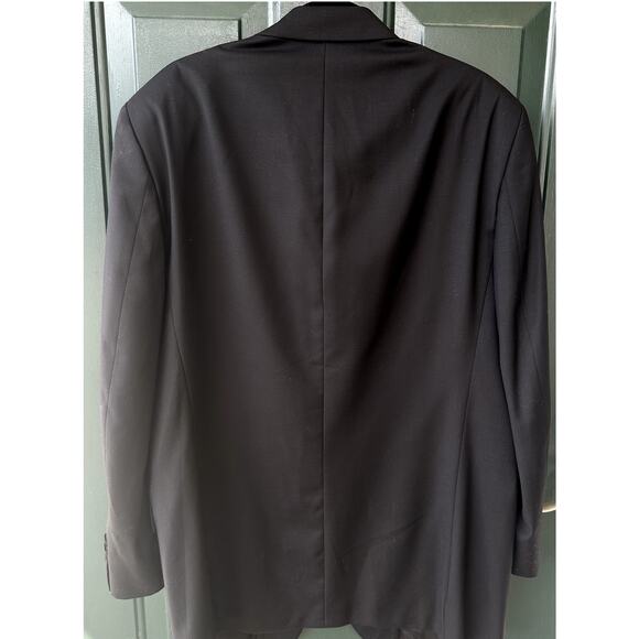 Lauren Ralph Lauren Sz 42L 100% Wool Tuxedo Jacket w Matte Satin Lapels Formal - Picture 6 of 10